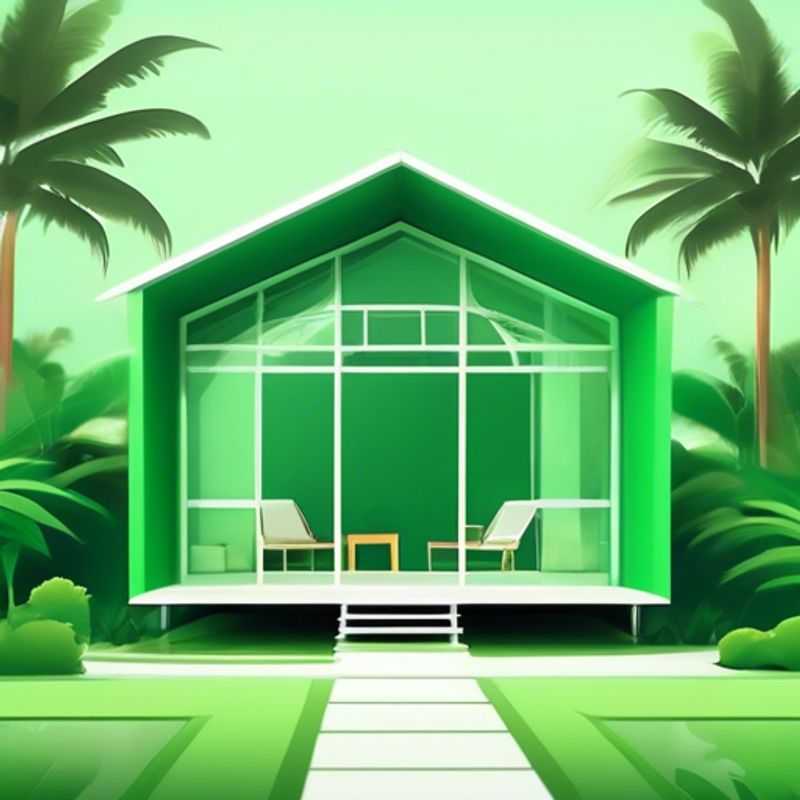A charming backyard greenhouse, ready to bring life to your gardening dreams.