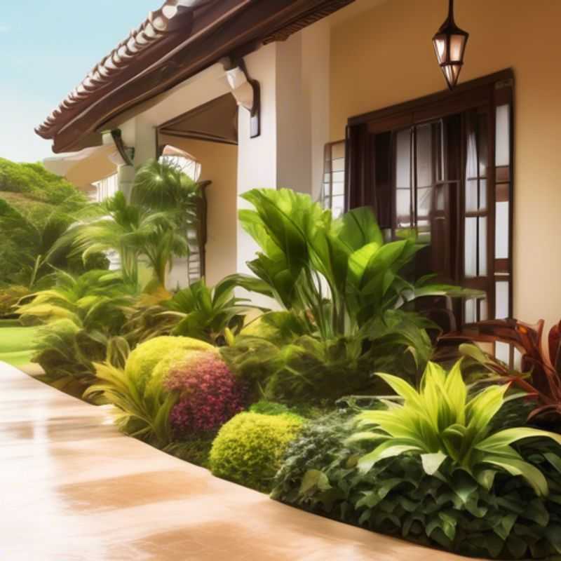 Incorpora una mezcla de plantas con diferentes alturas&#44; texturas y colores para un interés visual