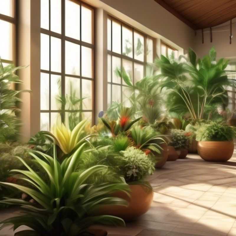 A vibrant collection of popular indoor plants, showcasing their diverse textures and colors.