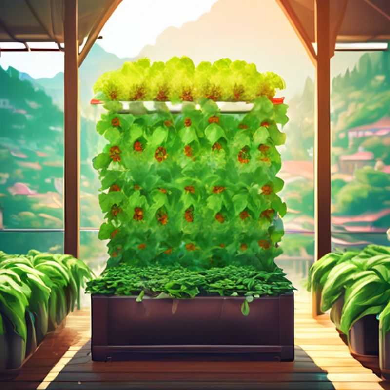Um sistema de cultivo hidropônico, pronto para o seu jardim interior.