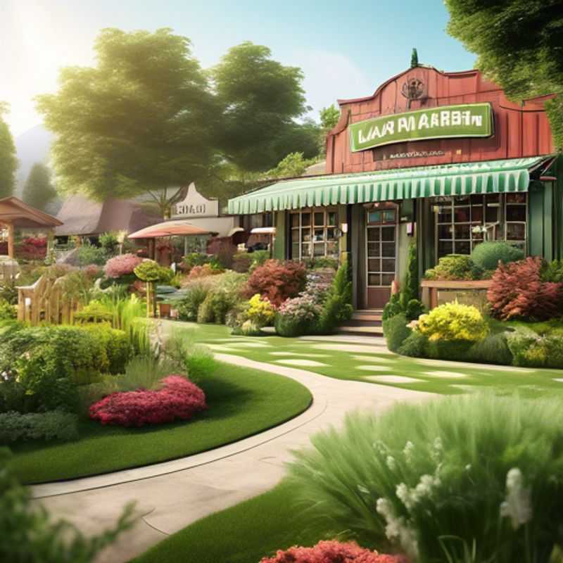 A map showing the locations of lawn and garden stores near you.