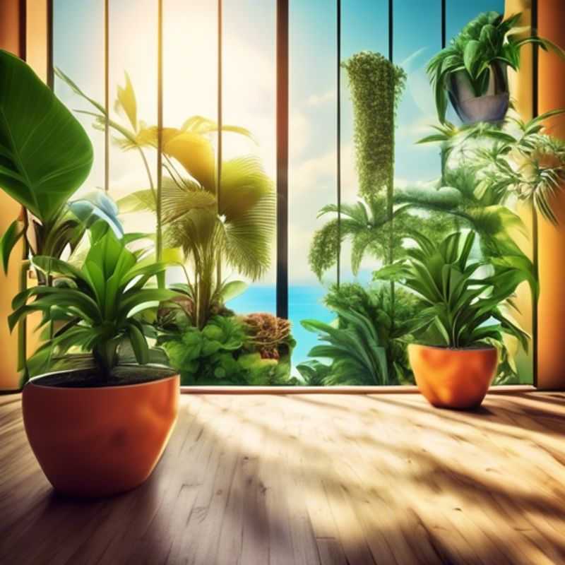 A variety of healthy and vibrant house plants, showcasing their diverse foliage and textures.