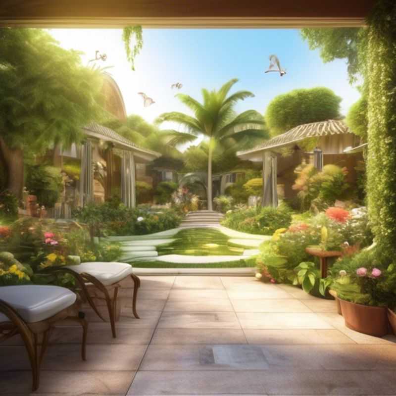 Tuininterieur voor inspiratie en aankoopbeslissingen