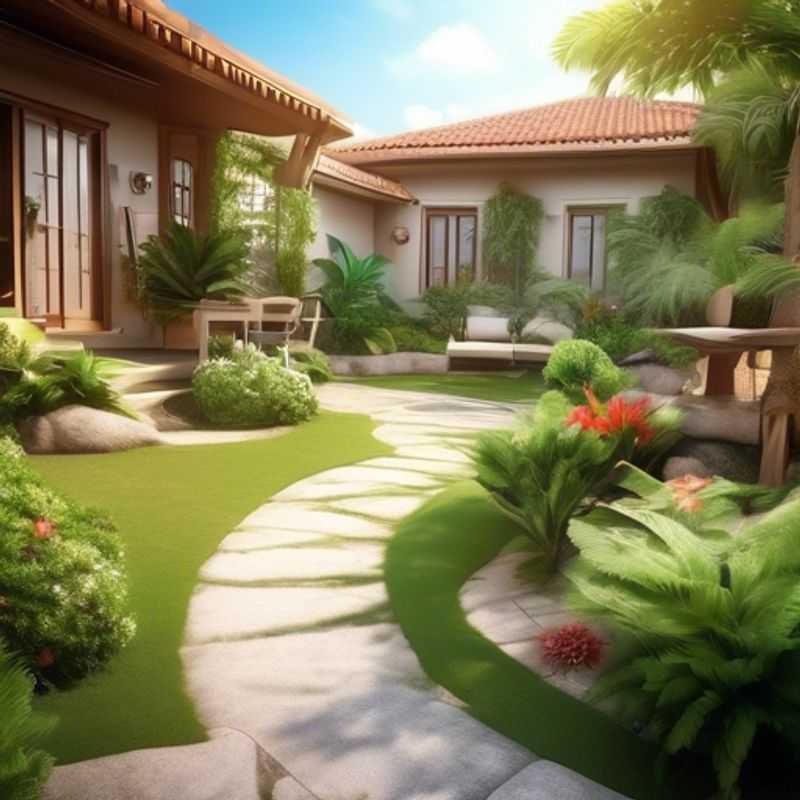 Incorpore elementos verticais como treliças ou cestas suspensas para maximizar o espaço
