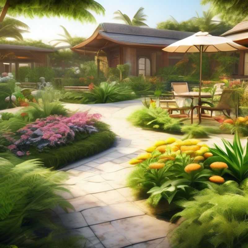 A lush, well-maintained yard garden, showcasing the potential for growing your own fresh produce.