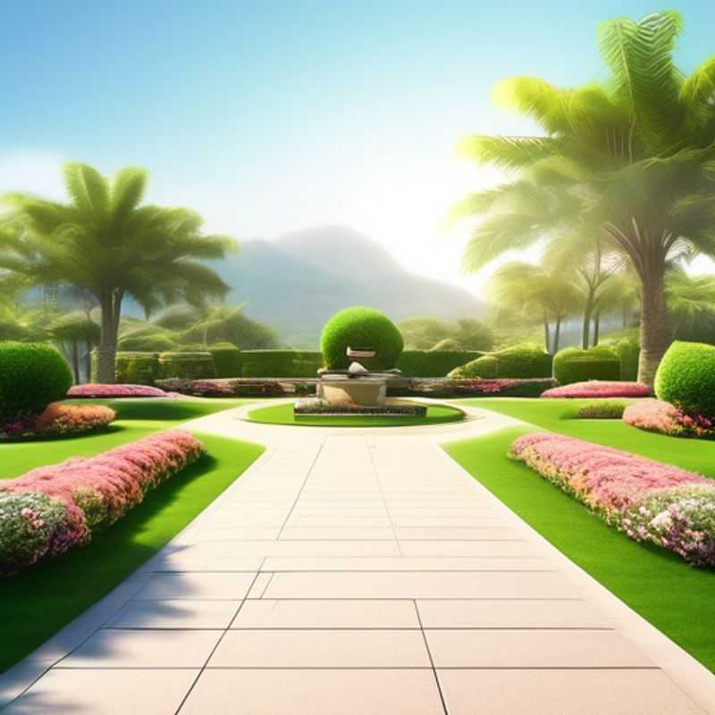 Medindo a área com precisão para determinar o comprimento necessário de borda de gramado
