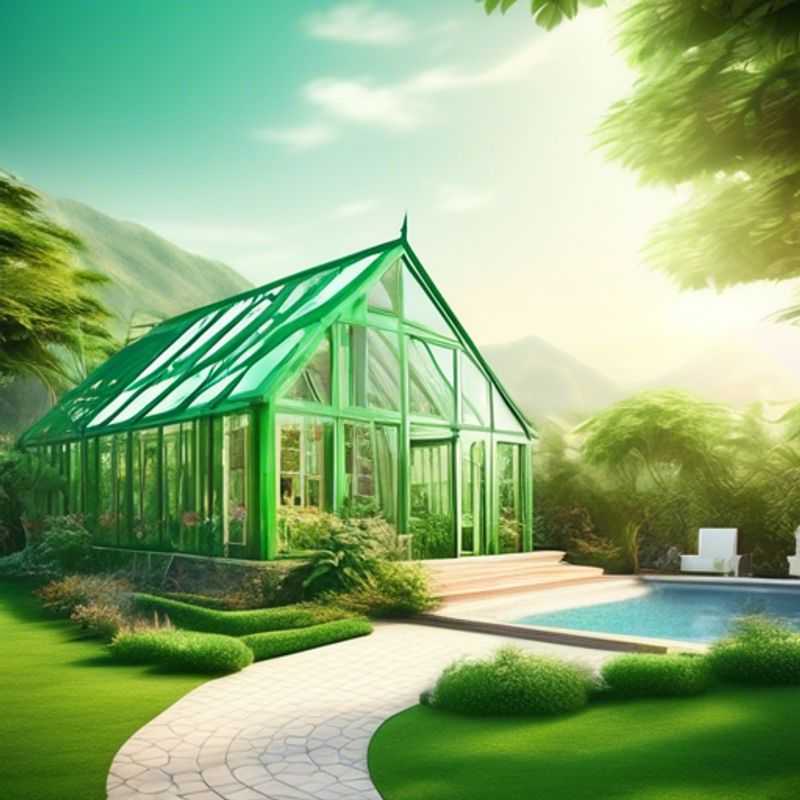 A charming backyard greenhouse, ready to bring life to your gardening dreams.