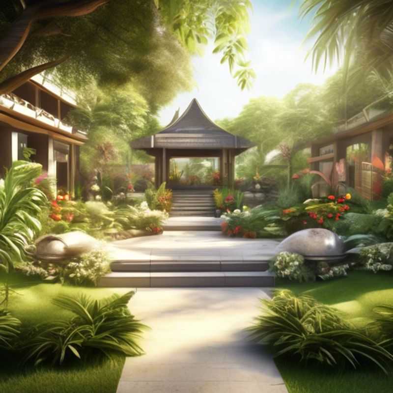 A serene garden sanctuary, ready for relaxation and enjoyment.