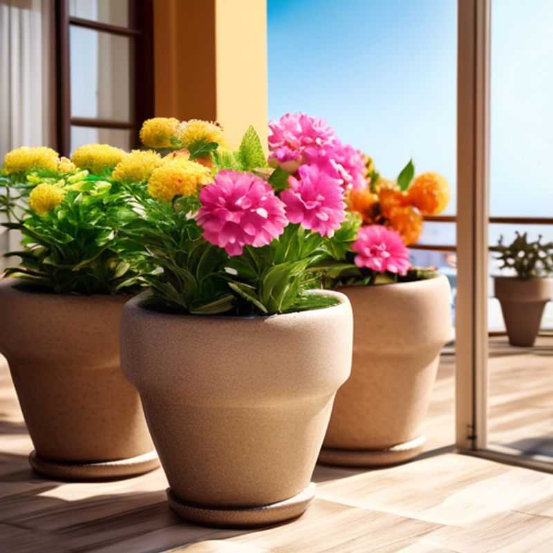 A variety of flower pots for home use, showcasing different sizes, materials, and styles.