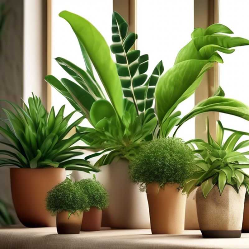 A variety of easy-to-care-for houseplants, perfect for beginner plant parents.