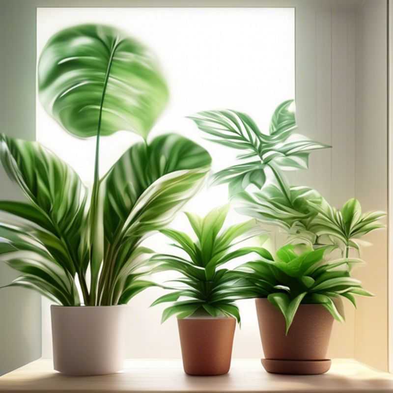 A variety of easy-to-care-for houseplants, perfect for beginner plant parents.