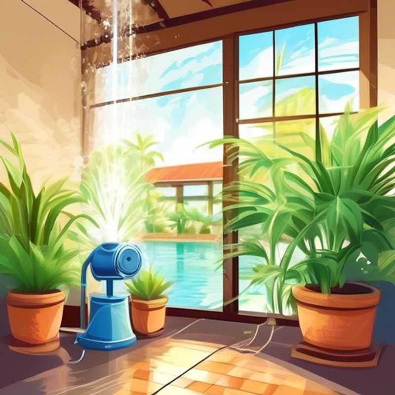 Sistema de rega automática para plantas de interior