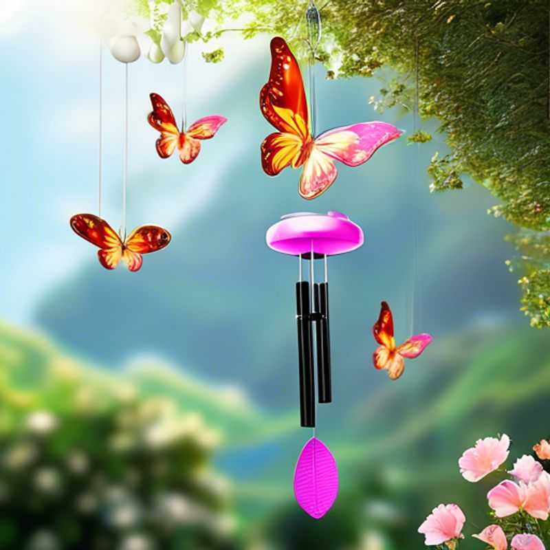 The Symphony of Materials: Exploring the Construction of Butterfly Wind Chimes