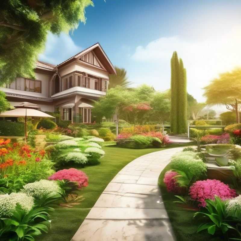 Mide el espacio disponible en tu jardín delantero para determinar el tamaño del jardín