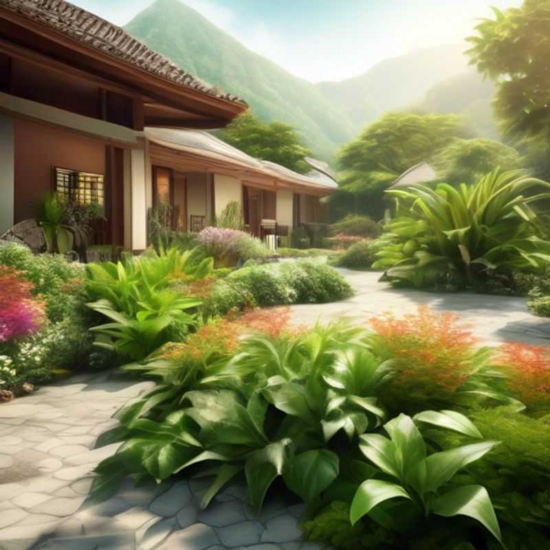A variety of common household plants, showcasing their different shapes, sizes, and textures.
