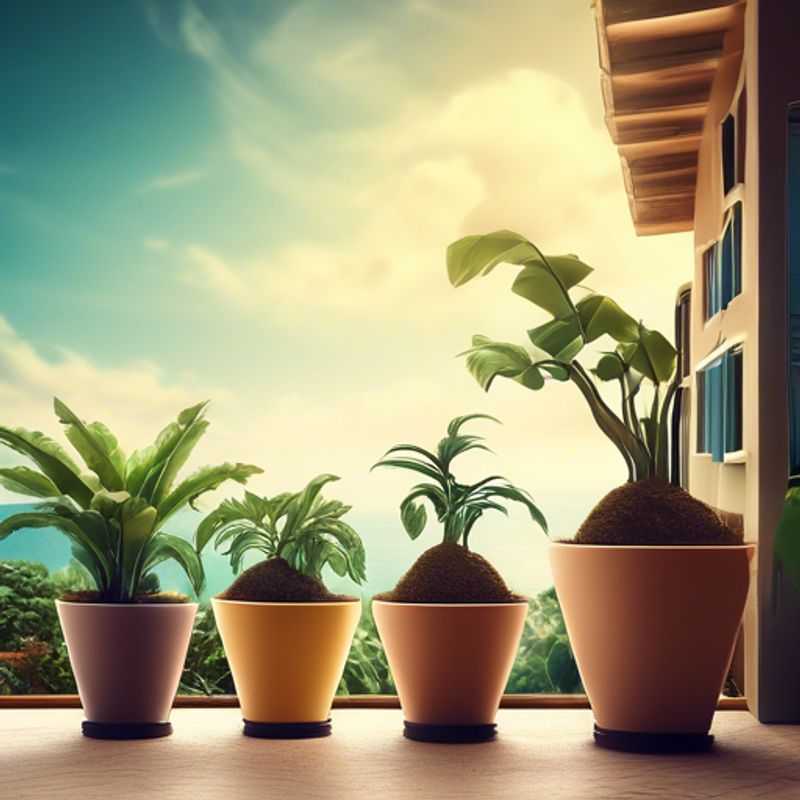 Des pots de plantes d'intérieur pour votre maison.