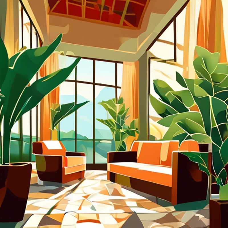 Indoor plants thriving in a shady spot.
