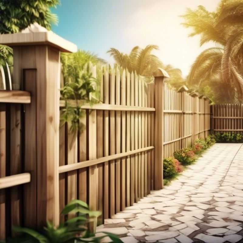 Considere o clima e as condições climáticas da sua região ao escolher materiais para cercas