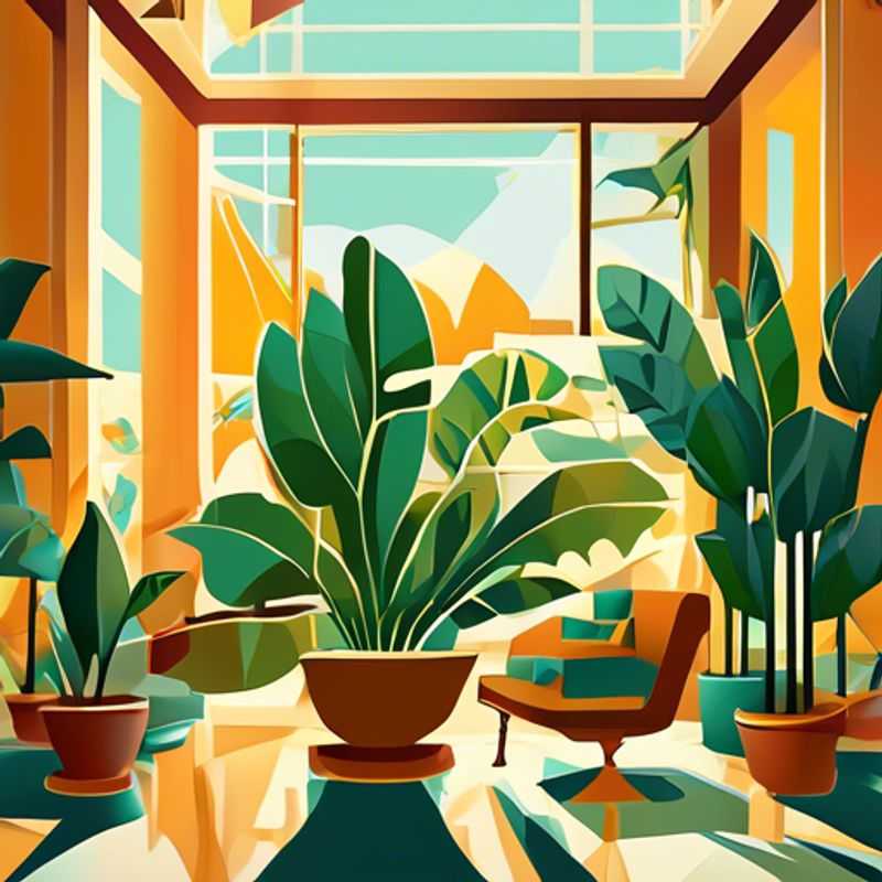 A variety of easy-to-care-for houseplants, perfect for beginner plant parents.