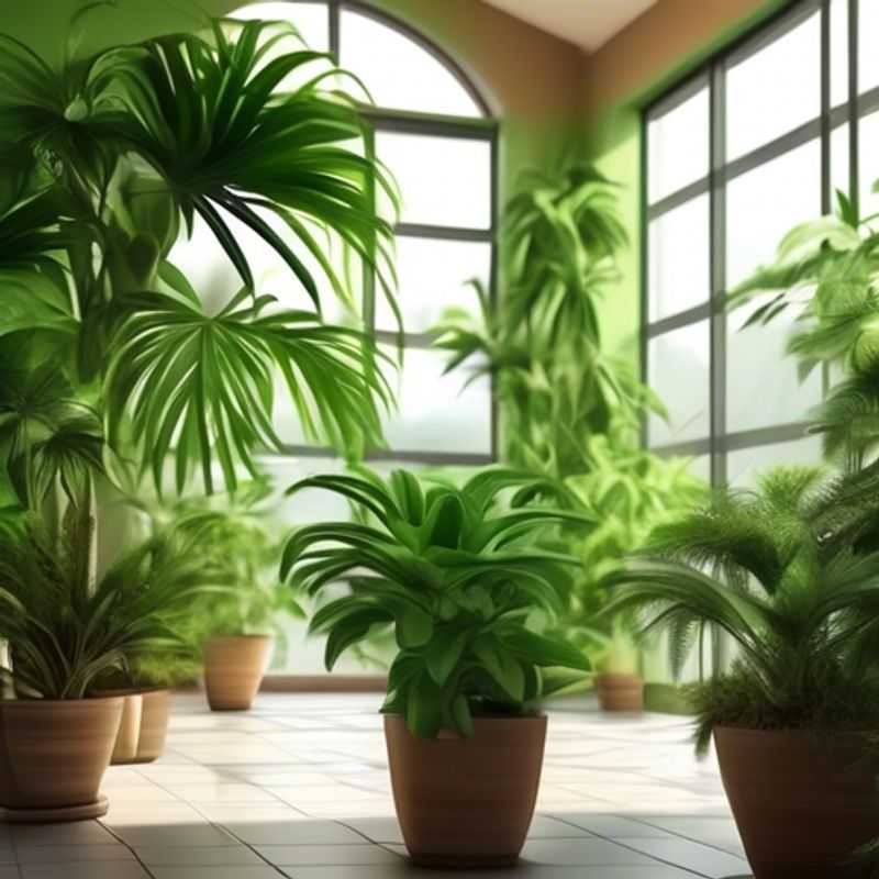 A lush assortment of green indoor plants, ready to brighten your home.