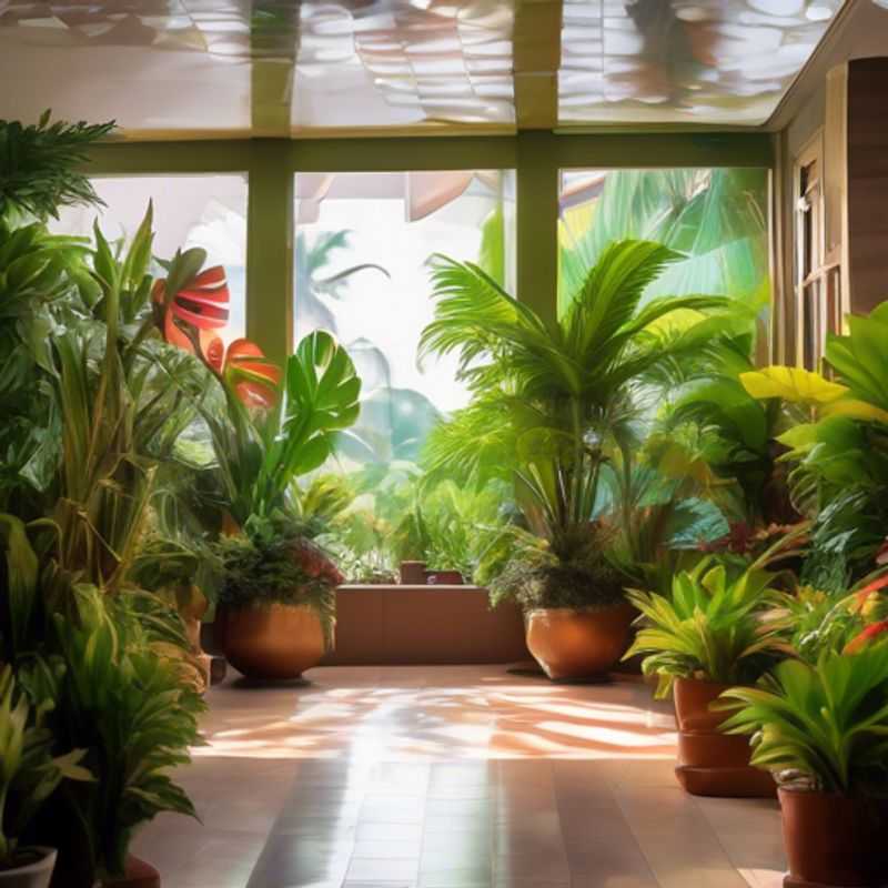 A vibrant collection of indoor plants, perfect for adding life and beauty to your home.