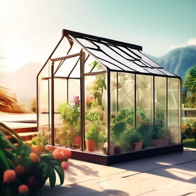 A compact, portable greenhouse ideal for growing herbs, vegetables, or flowers.