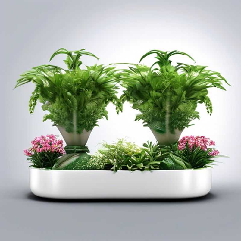 A smart planter, a modern gardening solution with advanced features.