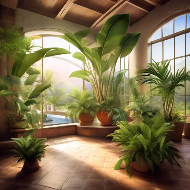 A vibrant collection of exotic indoor plants, showcasing their unique textures and colors.