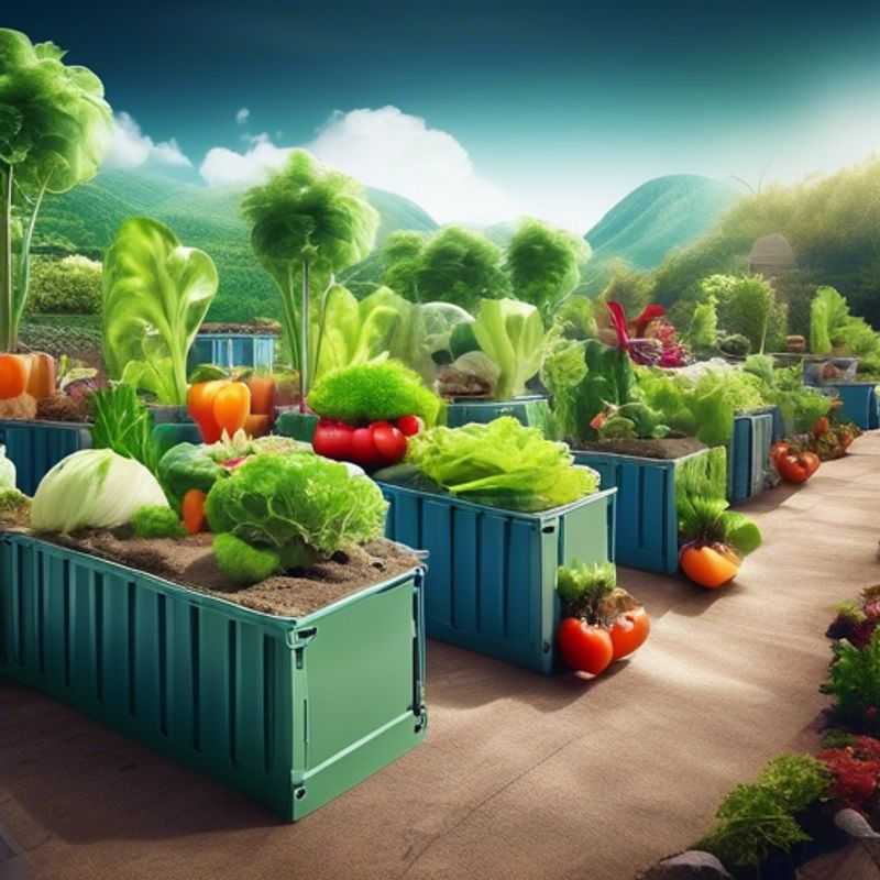 A close-up of a vegetable container garden setup, perfect for beginners.
