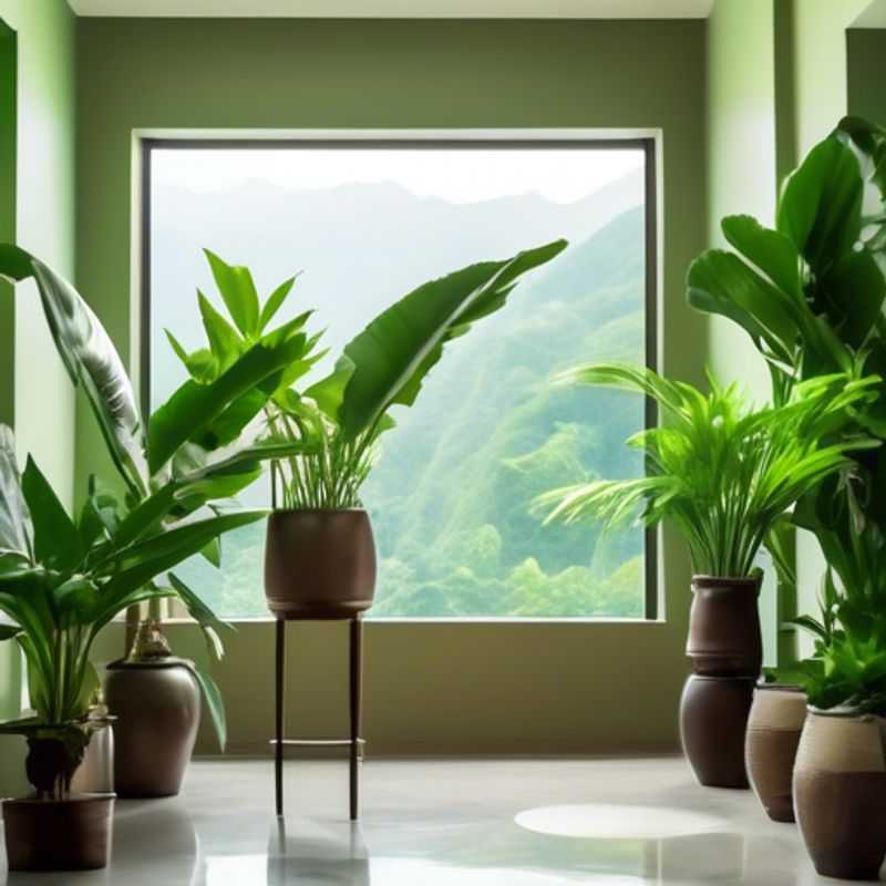 A lush assortment of green indoor plants, ready to brighten your home.