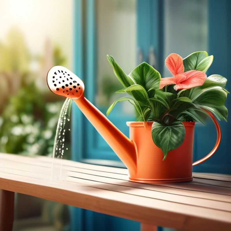 Considere o tamanho e a capacidade do regador para atender às necessidades das suas plantas
