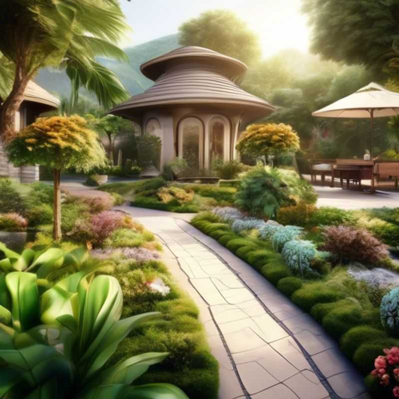 Transforming Outdoor Spaces&#58; Integrating Pathways&#44; Seating&#44; and Water Features