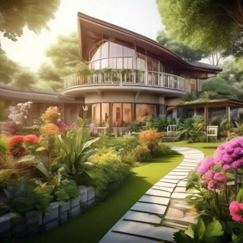 Considere o tamanho e o layout do seu jardim para determinar as dimensões adequadas da casa