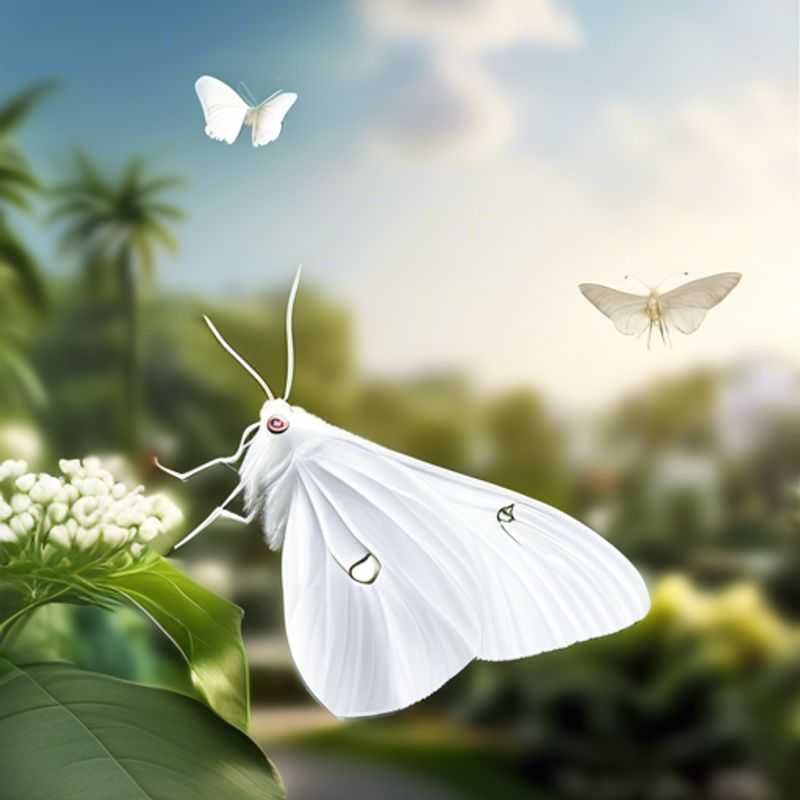 Unveiling the Secrets of White Moths in Your Garden&#58; Habitat and Behavior