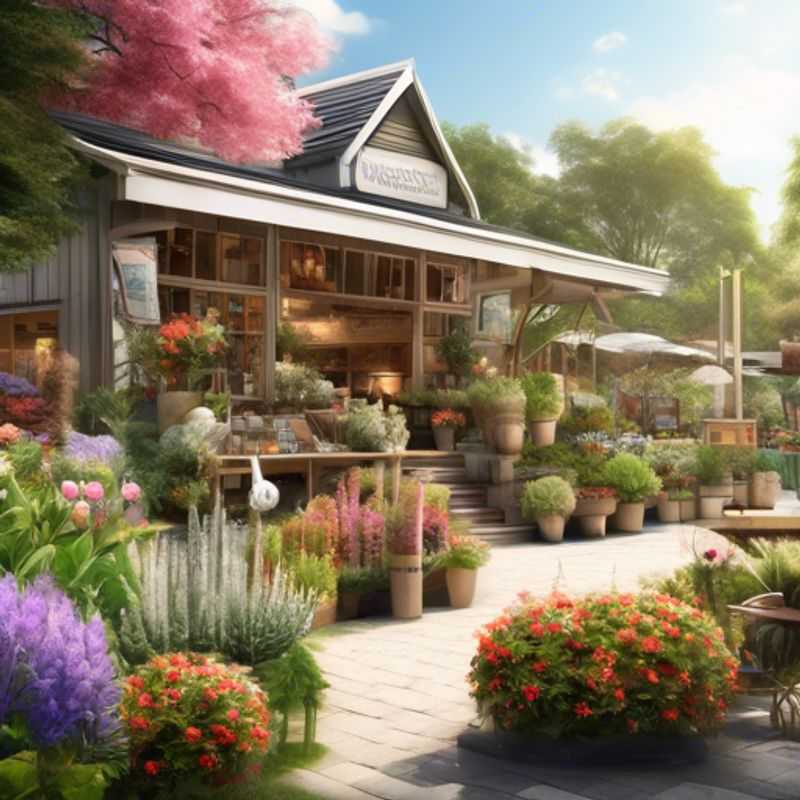 A loja de jardinagem, um paraíso para entusiastas de plantas e amantes da natureza.