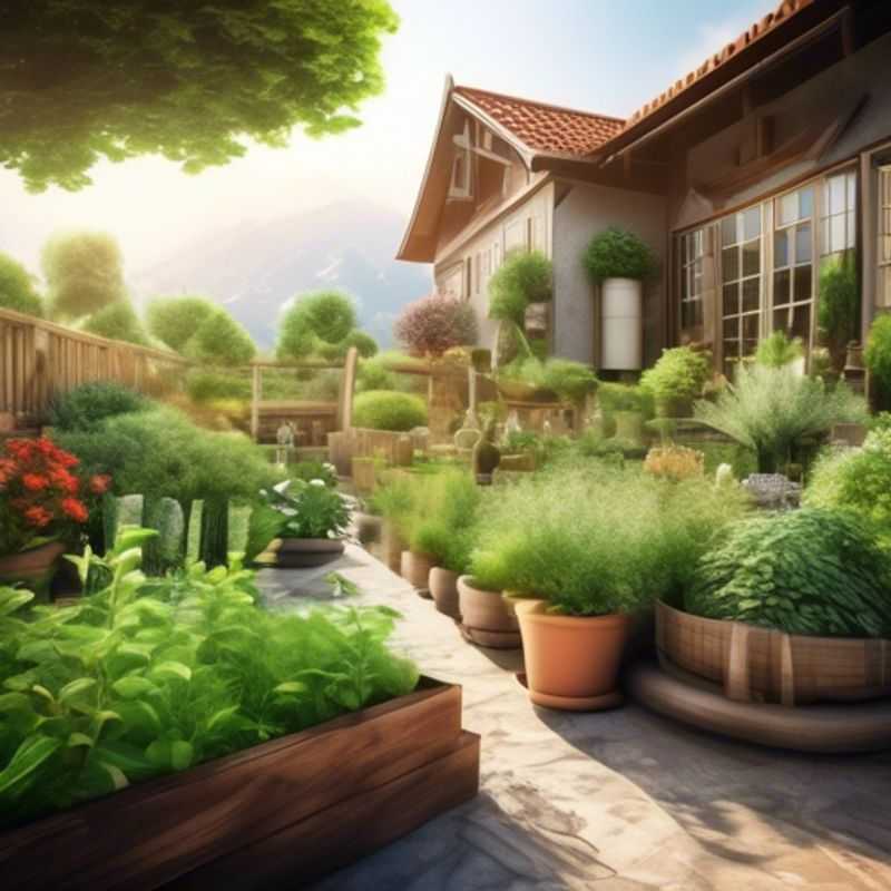 Um jardim de ervas caseiro, perfeito para adicionar sabor e frescor à sua cozinha.