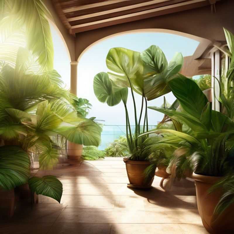 Considere o tamanho da planta e o espaço disponível em sua casa