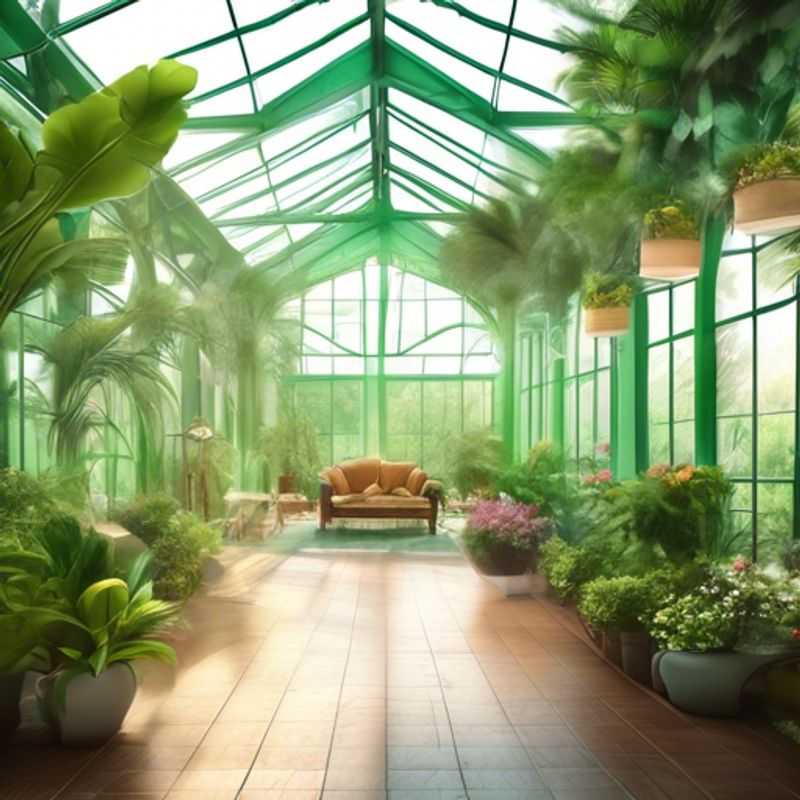 A compact indoor greenhouse, perfect for growing your own herbs and vegetables year-round.