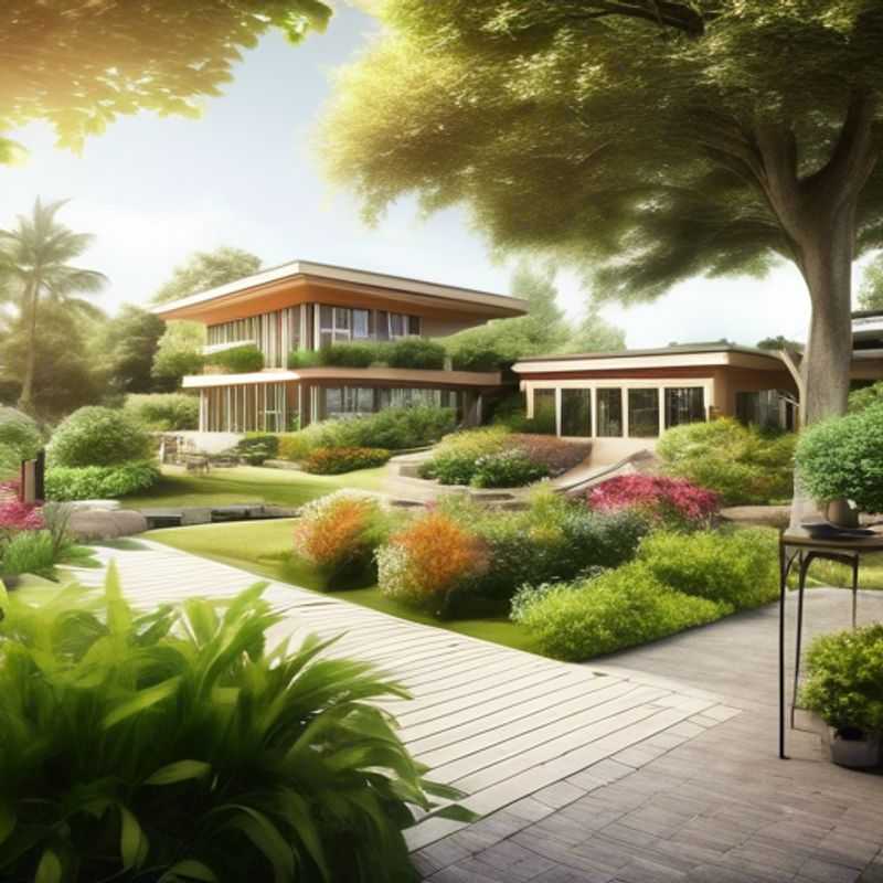 A modern garden office building, offering a spacious and well-lit workspace.