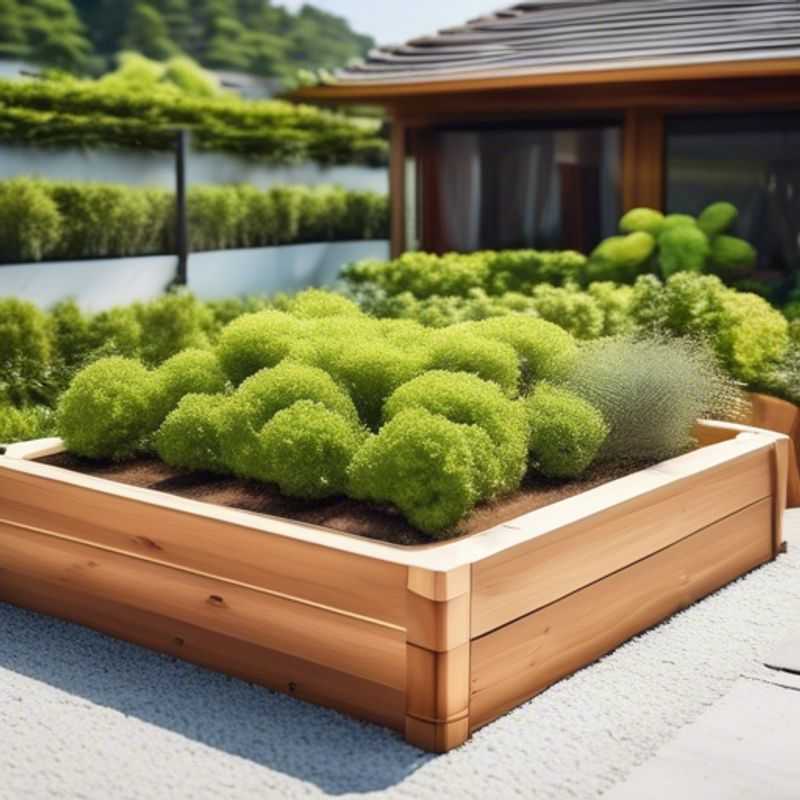 Canteiro de Jardim Elevado de Cedro para sua Horta