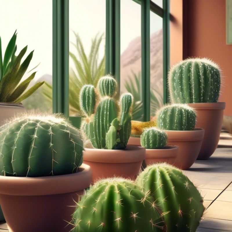 Pas op voor doornen en behandel de cactus met zorg