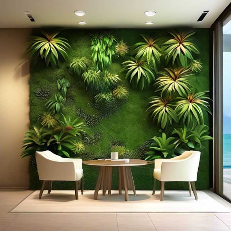 Mur végétal artificiel pour décorer votre intérieur