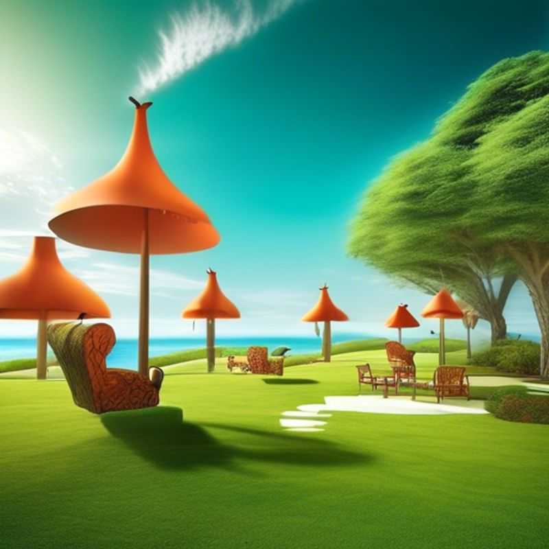 A close-up of charming lawn decor, adding a touch of personality and style to an outdoor space.