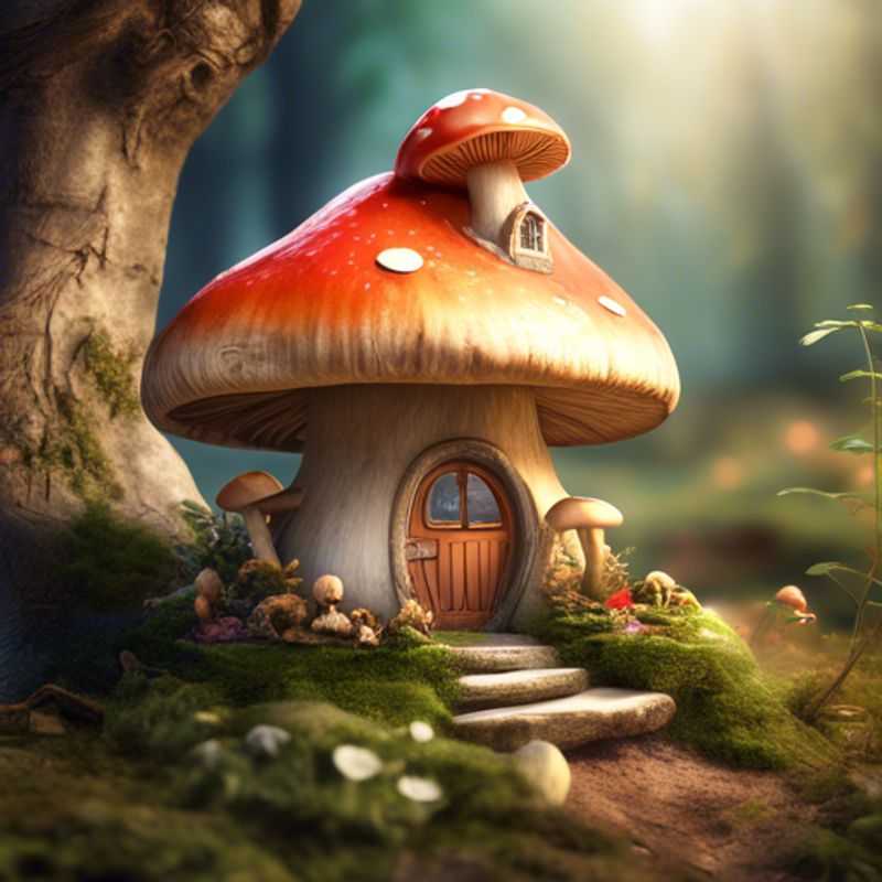 Mushroom Fairy Houses&#58; Exploring Resin&#44; Ceramic&#44; and Wooden Wonders