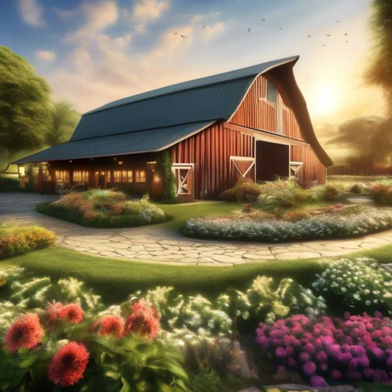 The Garden Barn, a charming and practical structure for your outdoor space.