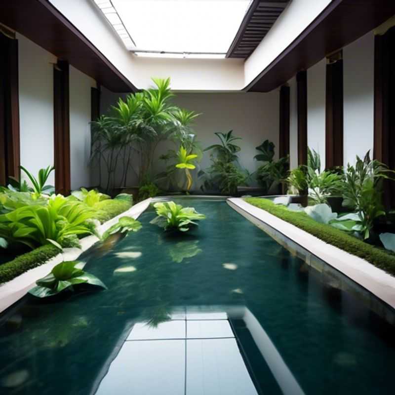 Jardin d'eau intérieur pour la maison