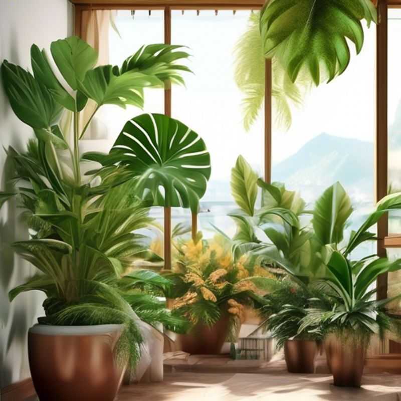 A collection of cool house plants, perfect for adding a touch of greenery to your home.