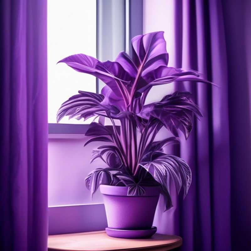 Plantas de casa roxas podem ser mais suscetíveis a pragas e doenças