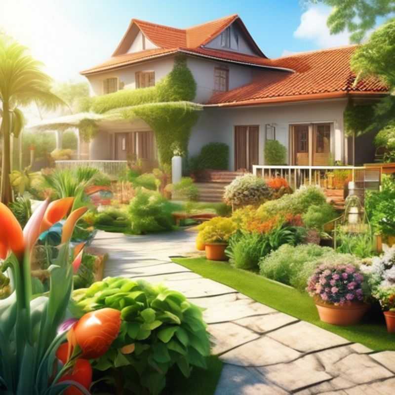 A person tending to a lush, green vegetable garden, showcasing the joys and rewards of home gardening.