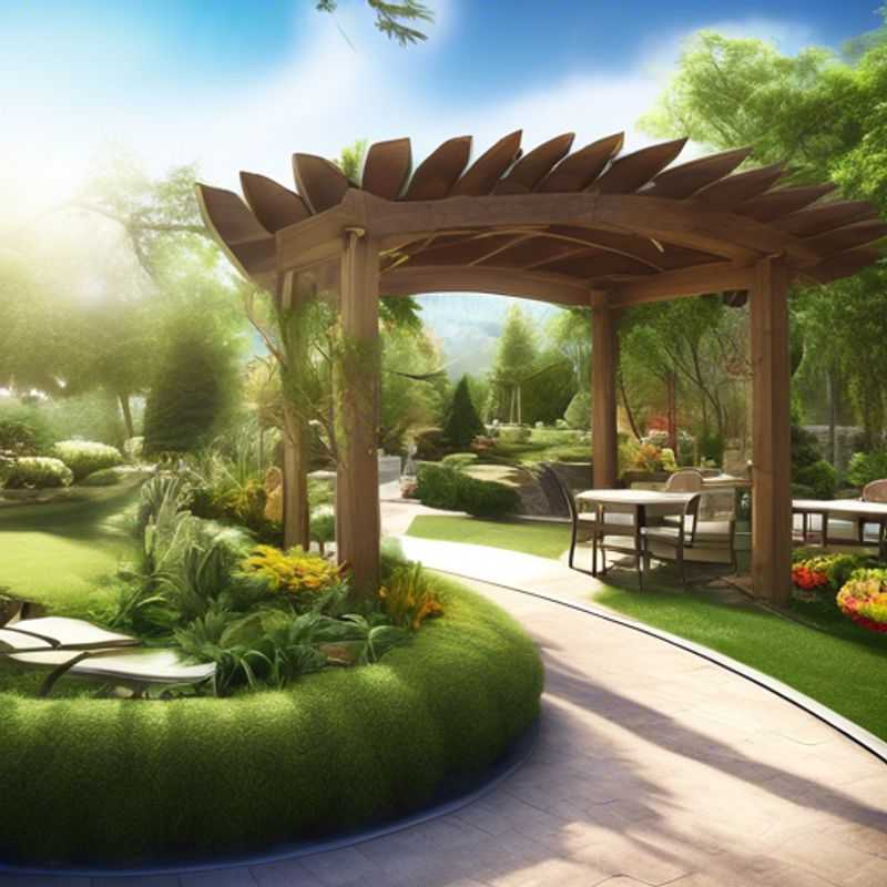 Meet de oppervlakte waar de pergola komt te staan om te zorgen dat deze op de gewenste locatie past